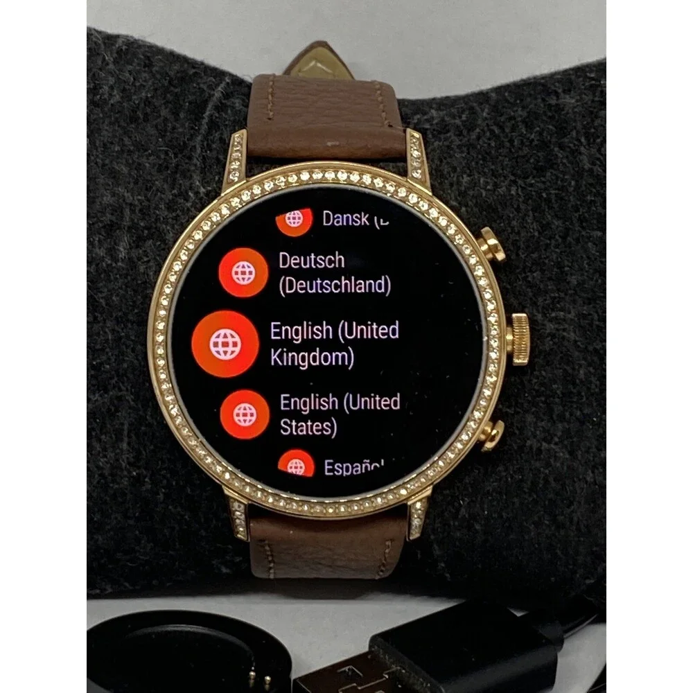 Fossil Gen 4 Authentic Digital Dial Smart Watch Custom Band FTW6015 LT294
